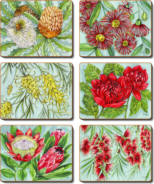Bush Blooms Coasters