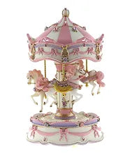 Musical Purple Horse Carousel