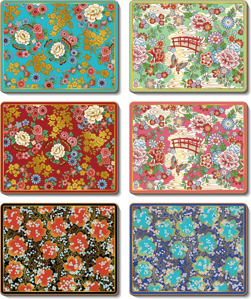Japanese kimono placemats