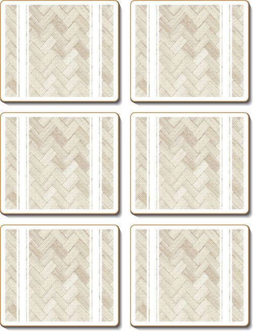 Hamptons Oak Placemats Set of 6