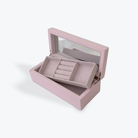 Small Wooden Jewel Box Pink