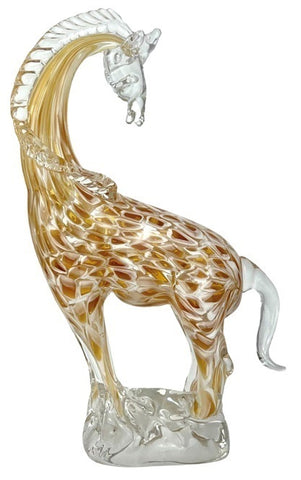 Coloured Glass, Hand Blown - Male Giraffe "Gizmo"