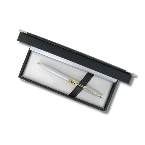 Armada Classic Pen - Satin Silver and Gold