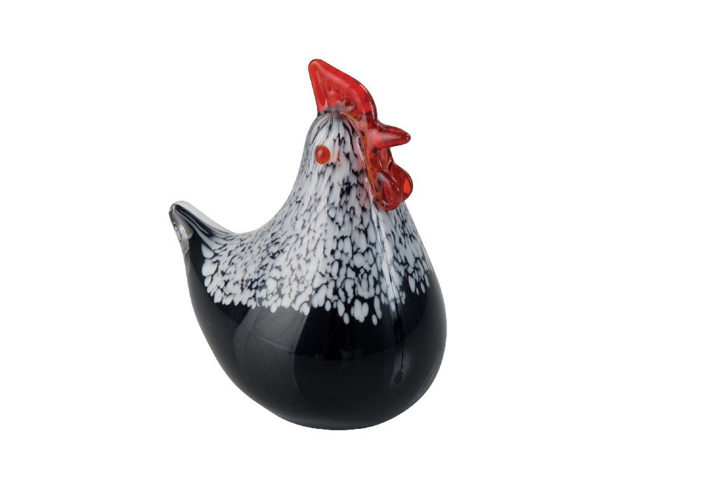 Coloured Glass, Hand Blown - Chook