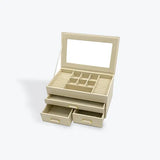 White Jewellery Box / Travel Case