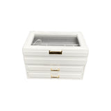 White Jewellery Box / Travel Case