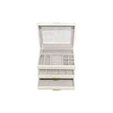 White Jewellery Box / Travel Case