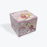 Girl On A Unicorn Rainbow And Castle Musical Jewel Box