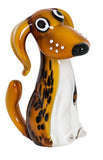 Coloured Glass, Hand Blown - Dog "Chien"