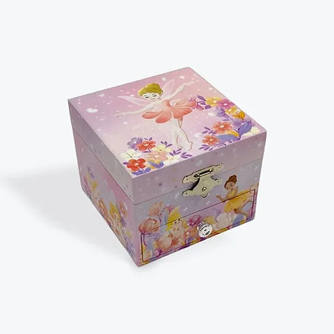 Fairy in the garden children's musical jewel box