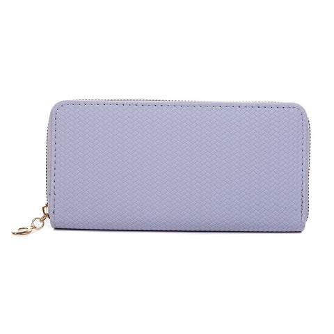 Lilac Herringbone Style Purse