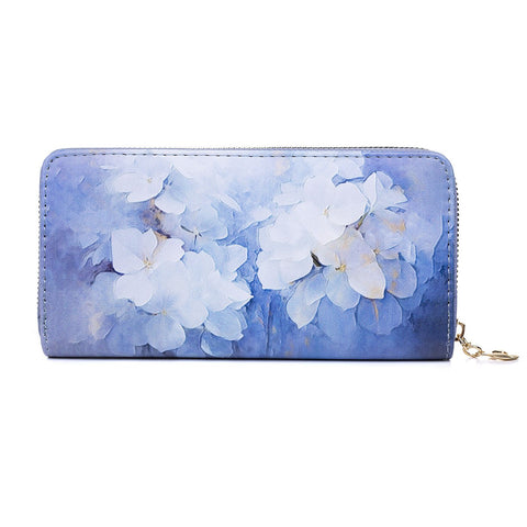 Blue / Purple Floral Purse