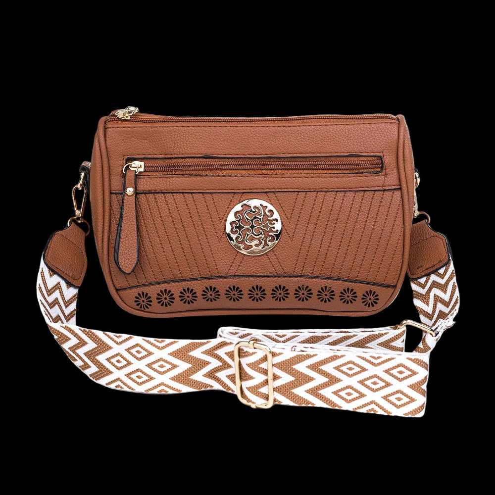Caramel hand bag