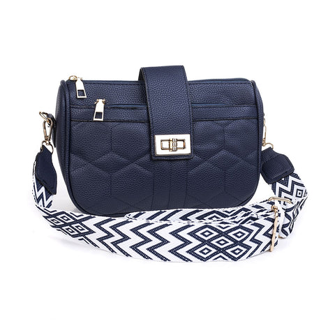 Navy hand bag