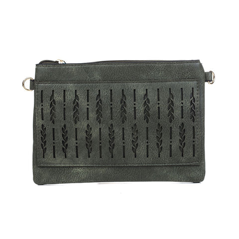 Dark green purse