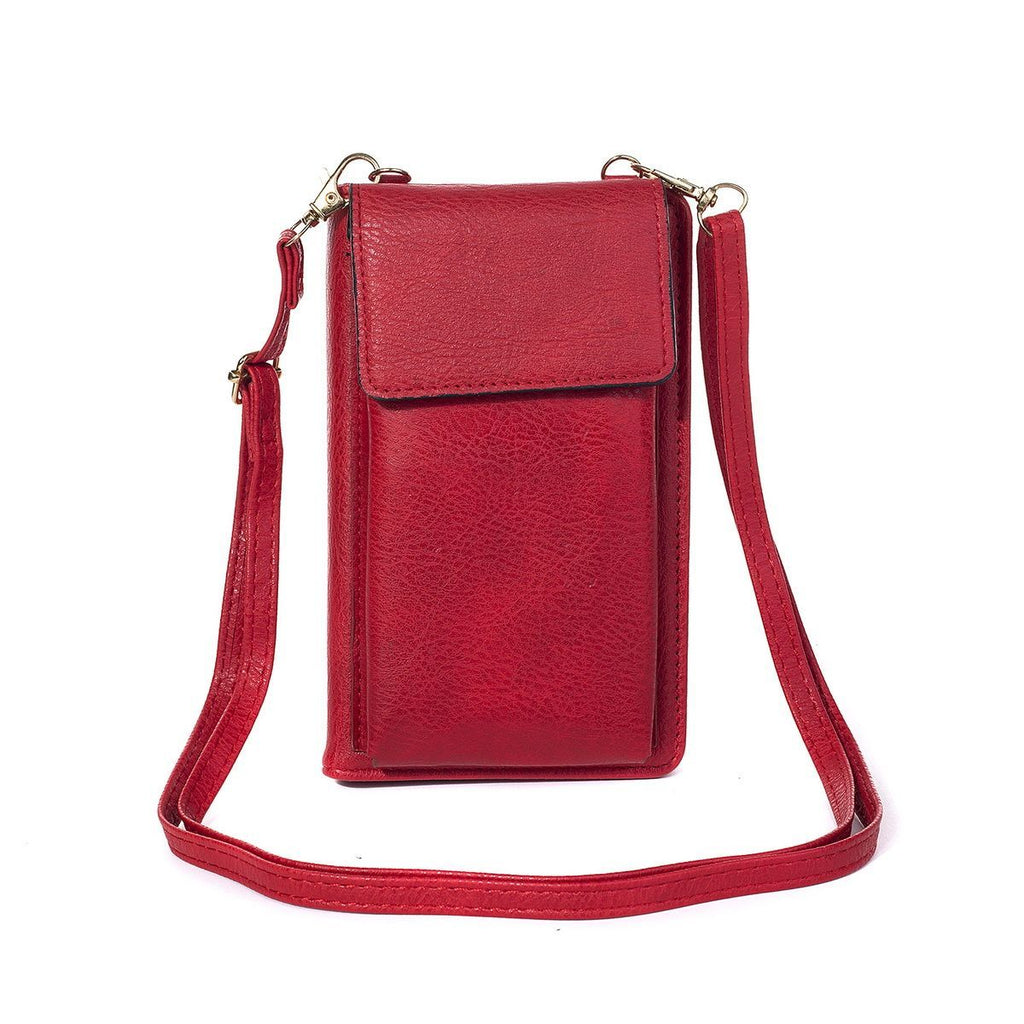 Red wallet bag