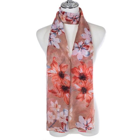 Floral scarf