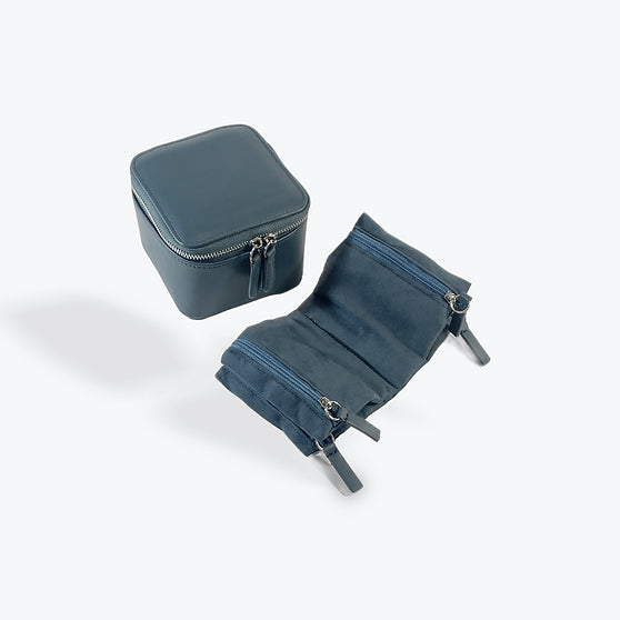 Jewellery Cube Travel Case Azure