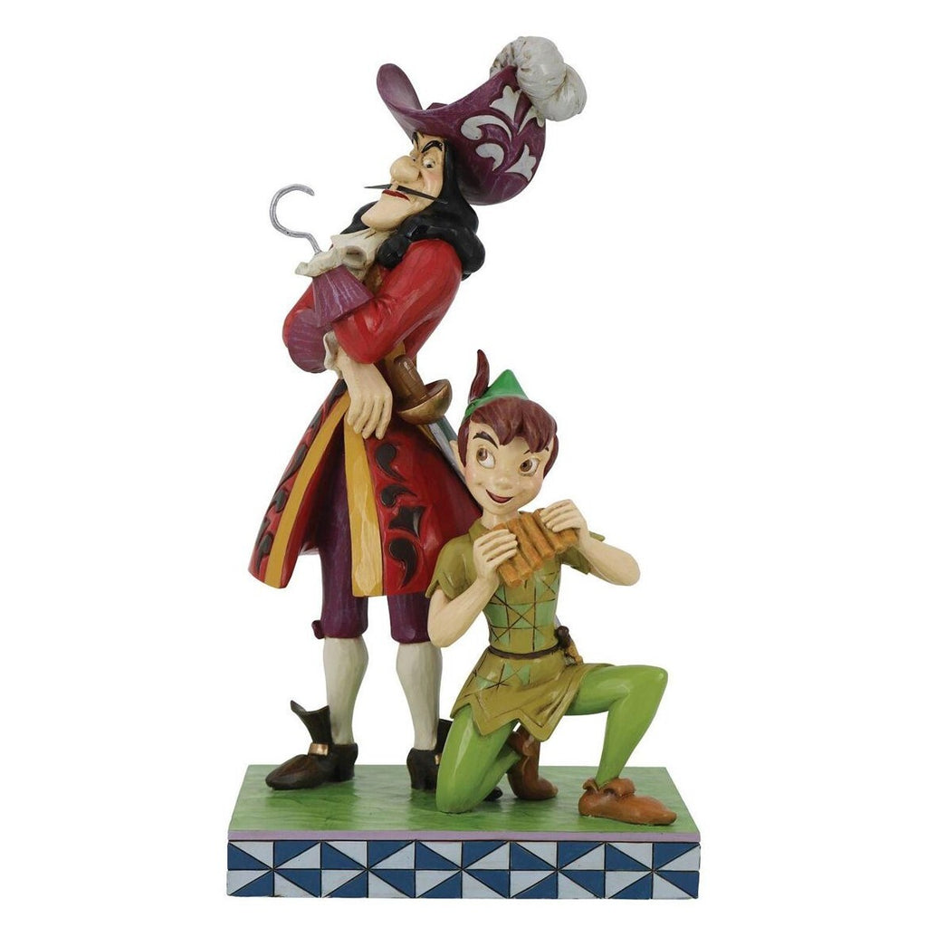 Peter Pan & Hook Good vs Evil Disney Traditions Figurine