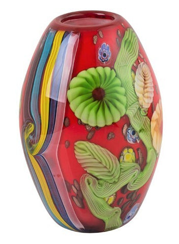 Zibo Art Glass - Vase Beijing