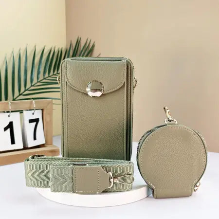 Green Bag With Coin Purse