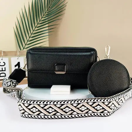 Black Bag With Coin Purse
