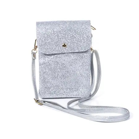 Silver Phone Bag