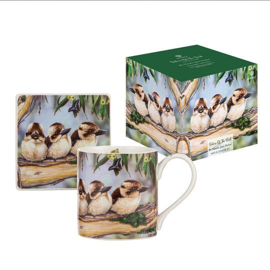 Ashdene Kookaburra Mug & Coaster Set
