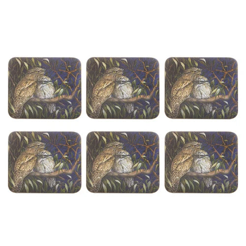 Ashdene Midnight Tawny 6Pk Coaster