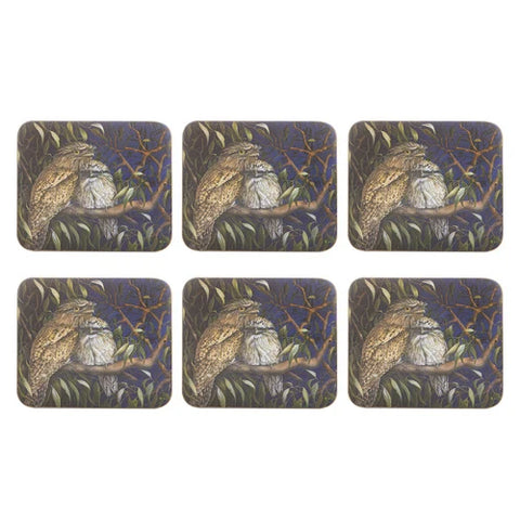 Ashdene Midnight Tawny 6Pk Coaster