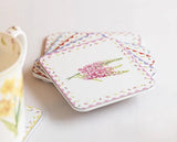 Ashdene Garden Bouquet Assorted 6Pk Coasters