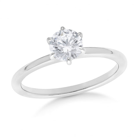 18ct White Gold Lab Grown 70pt Diamond Engagement Ring