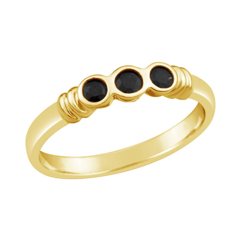 9ct Yellow Gold Sapphire Dress Ring