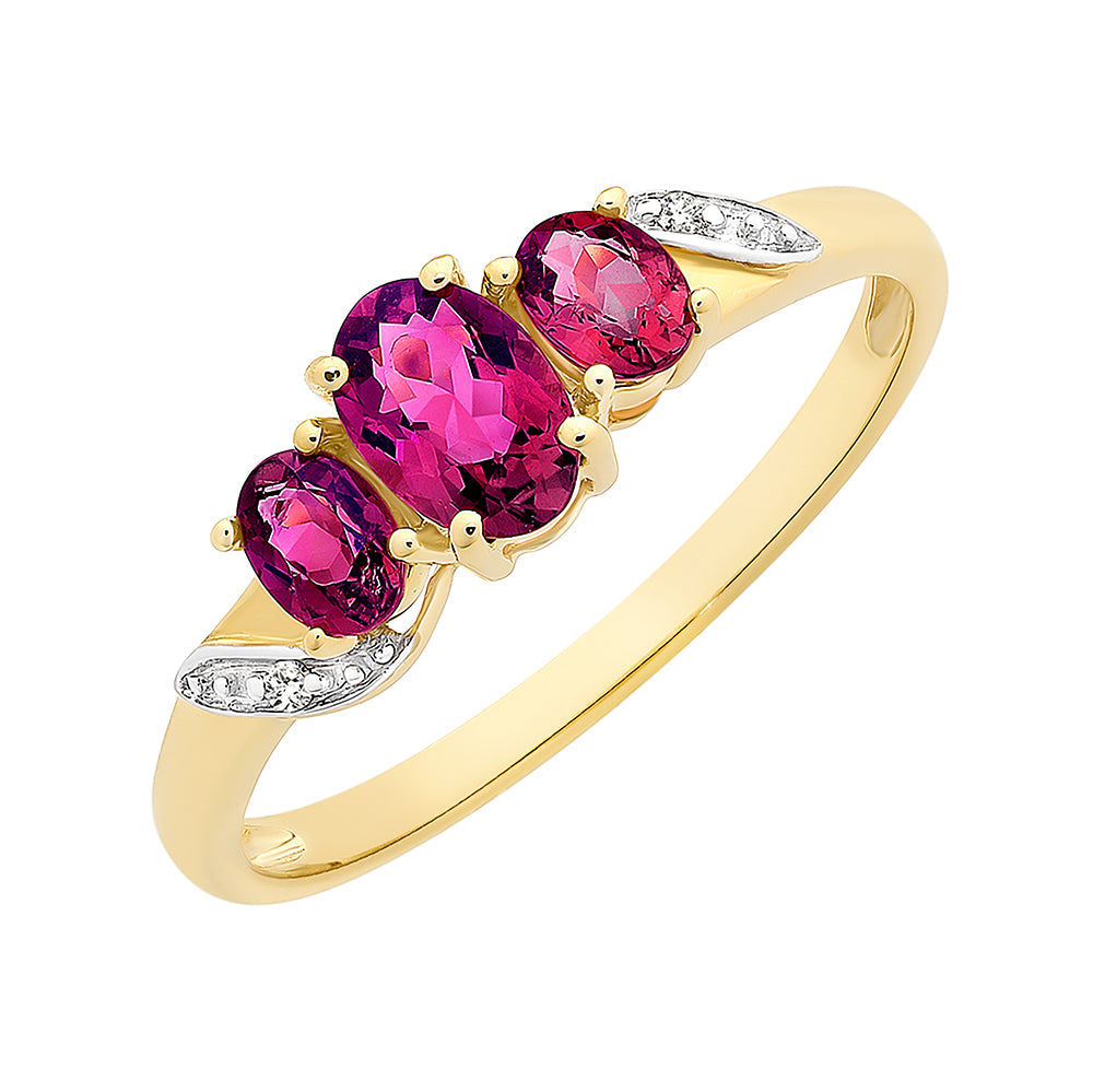 9ct Pink Tourmaline Ring