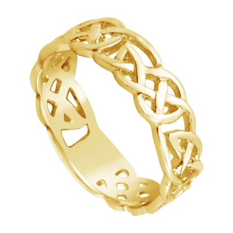 9ct Yellow Gold Celtic Dress Ring