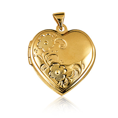 9ct Yellow Gold Heart Locket