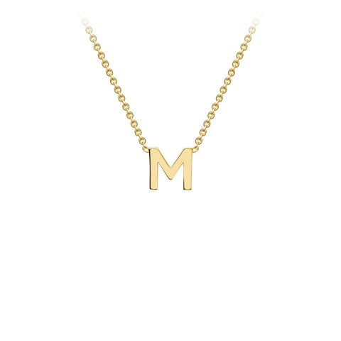 9ct Yellow Gold initial M Pendant