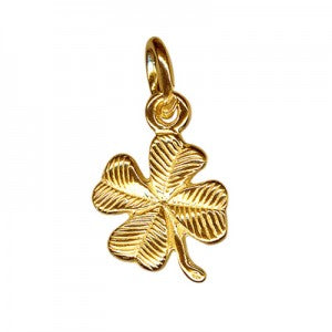 9ct Yellow Gold 4 Leaf Clover Charm