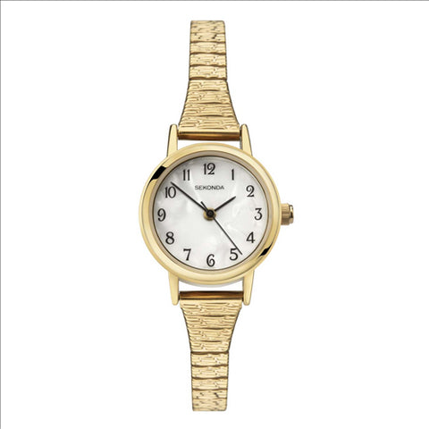 Sekonda Ladies Gold-Plate Expander Watch