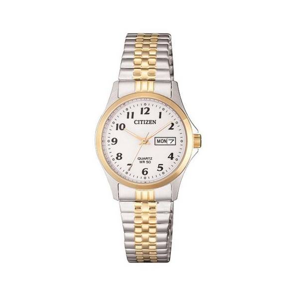 Citizen Ladies Two Tone Stretch Band Watch