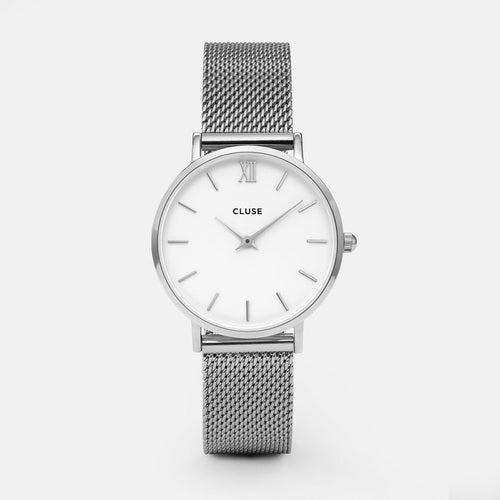 Cluse Minuit Silver Watch