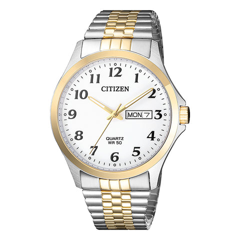 Citizen Gents Two Tone Stretch Band Watch