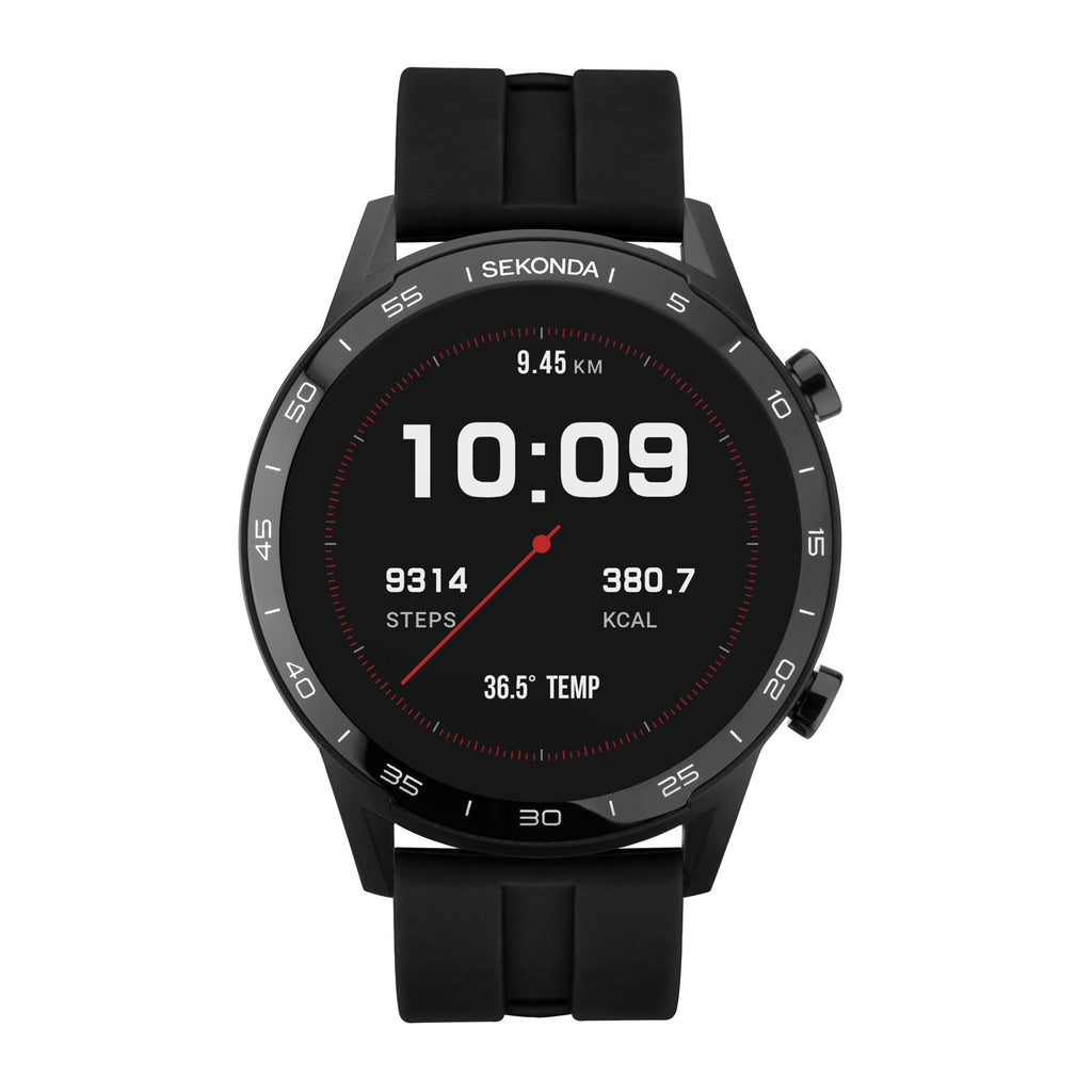 Sekonda Smart Active Black Strap Watch