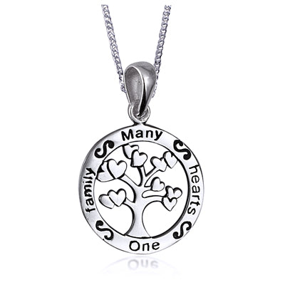 Sterling Silver Family Tree Necklet