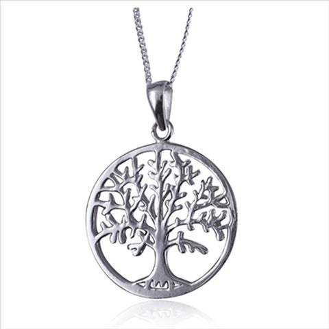 Sterling Silver Tree Of Life Pendant