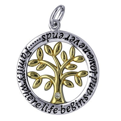 Sterling Silver Tree of Life Pendant and Chain