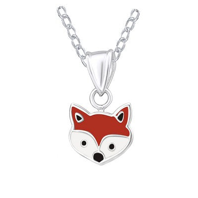 Sterling Silver Fox Pendant