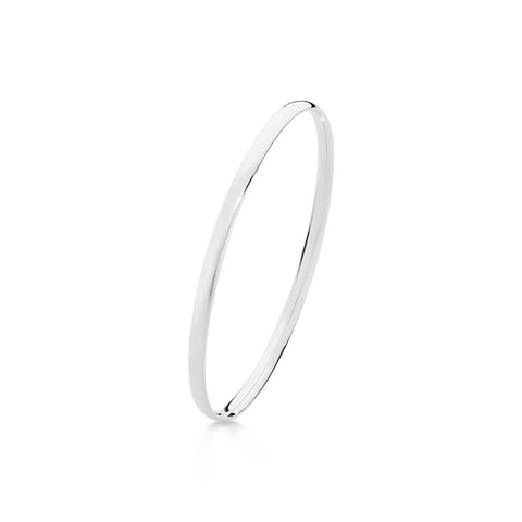 Sterling Silver 4mm Comfort Fit Bangle