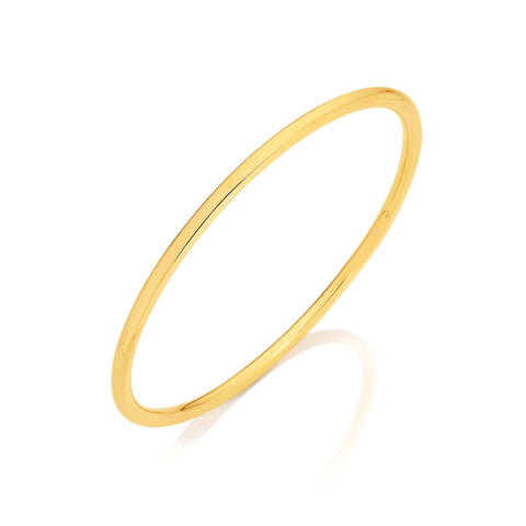 9ct Yellow Gold Silver Filled Golf Bangle