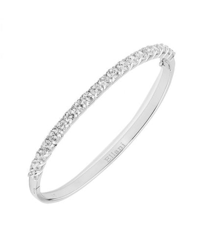 Sterling Silver Cubic Zirconia Bangle